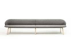 Design Eetkamerbanken|Stoffen Eetkamerbanken-Arco Close Eetkamerbank Blauw