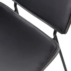 Eetkamerstoelen Zonder Armleuning-WOOOD Close In Eetkamerstoel Black