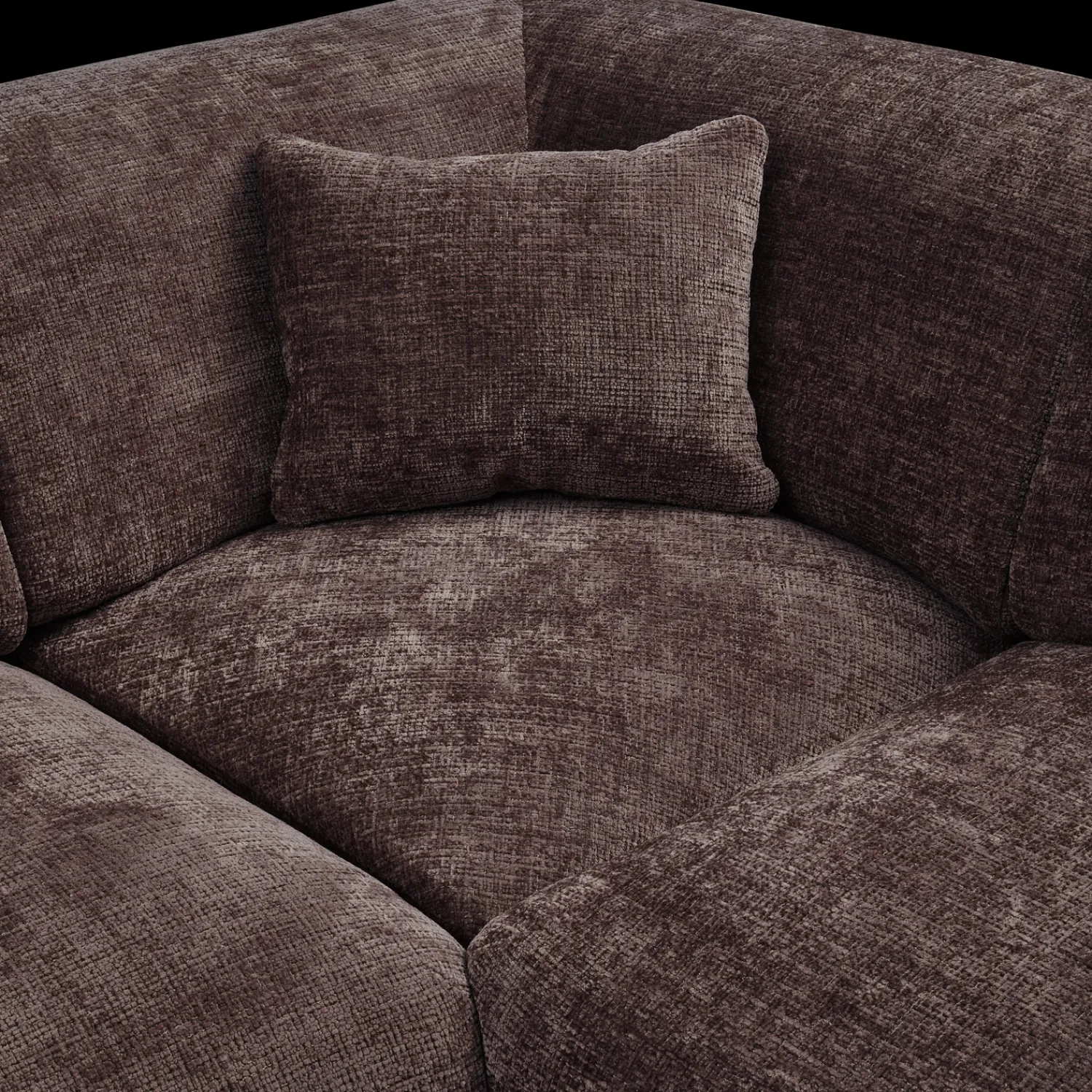 Hoekbanken-WOOOD Cloud U-bank Warm Brown