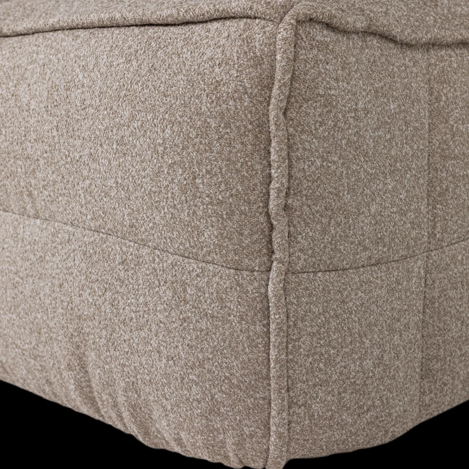 Hockers|Poefs-vtwonen Cluster Hocker Khaki Bruin
