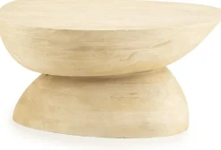 Houten Salontafels|Organische Salontafels-By Boo Cobble Salontafel Natural