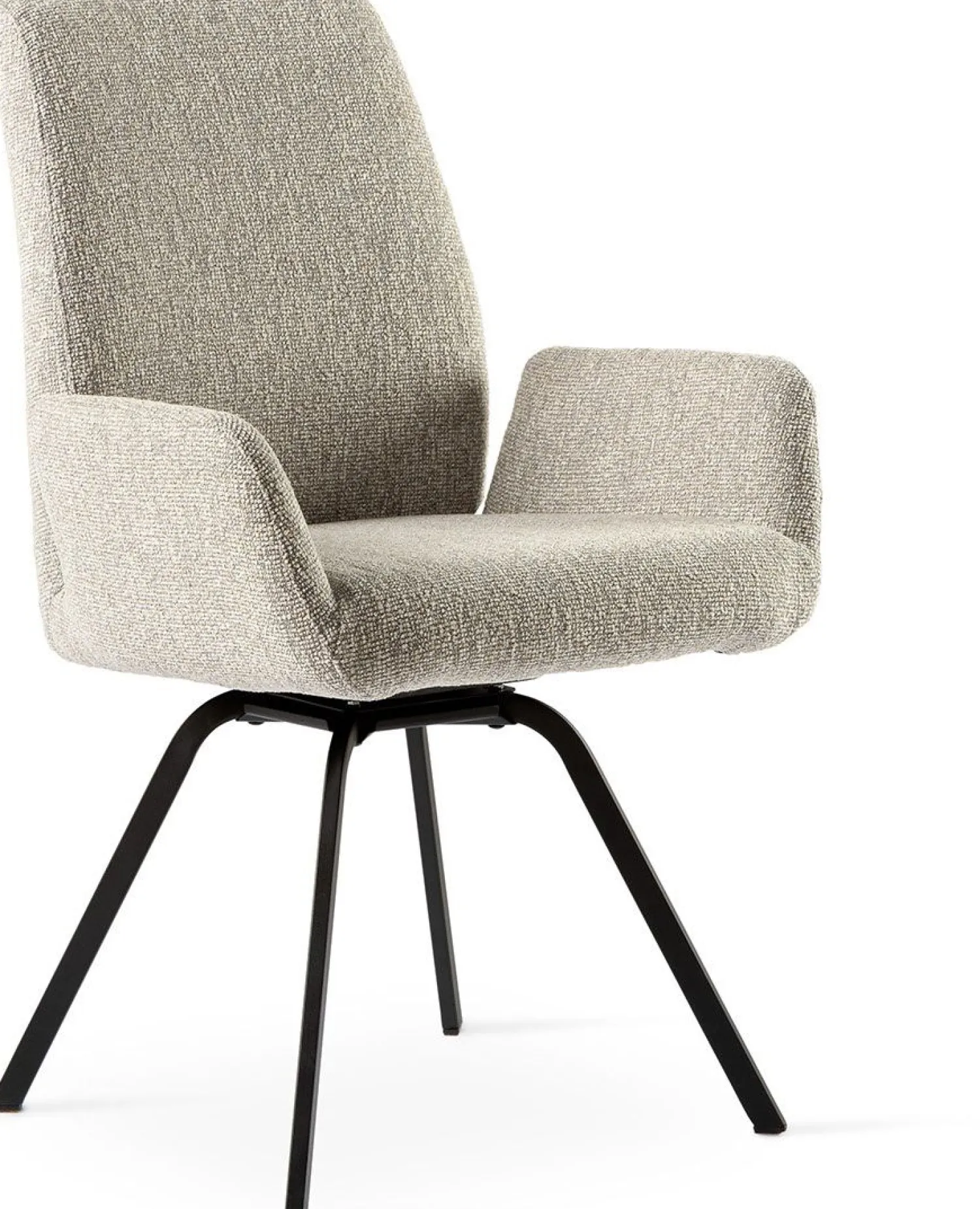 Draaibare Eetkamerstoelen|Eetkamerstoelen Met Armleuning-Feelings Wonen Cody Draaibaar Armstoel Clay