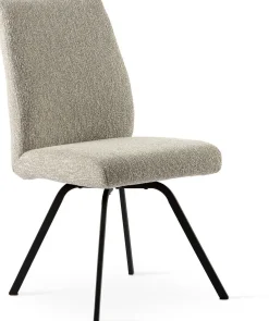 Draaibare Eetkamerstoelen|Eetkamerstoelen Zonder Armleuning-Feelings Wonen Cody Draaibaar Eetkamerstoel Clay