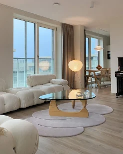 Design Salontafels|Houten Salontafels-Vitra Coffee Table Salontafel Transparant, Naturel