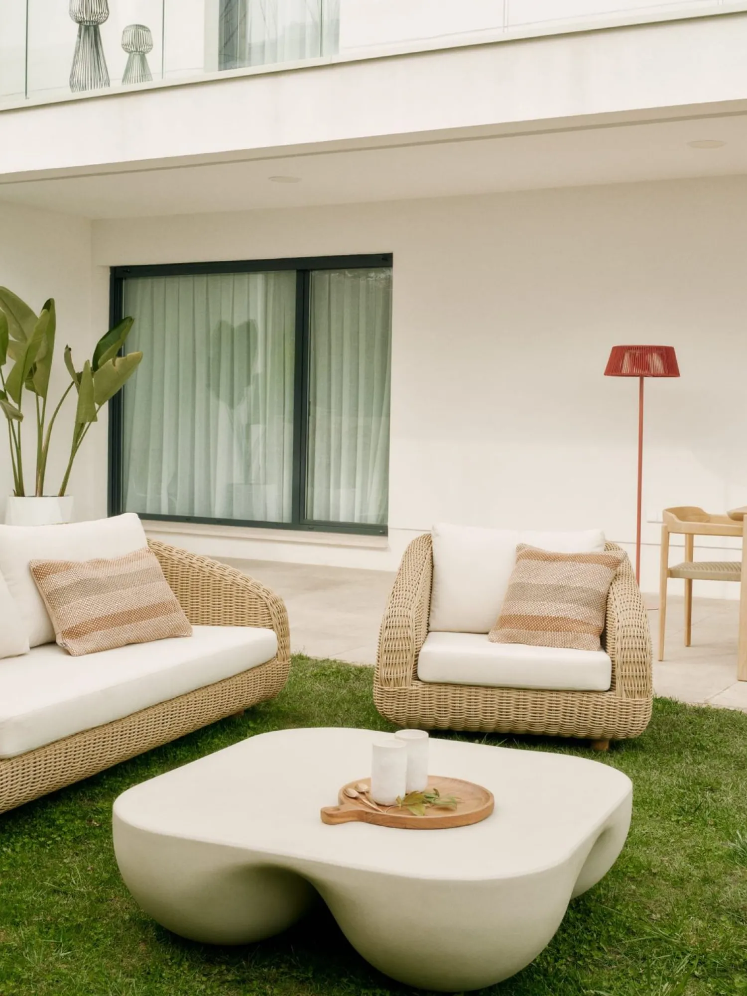 Tuintafels-Kave Home Colba Salontafel Beige