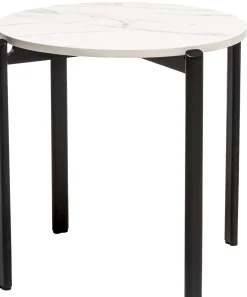 Ronde Bijzettafels-Metaform Collage Bijzettafel Wit