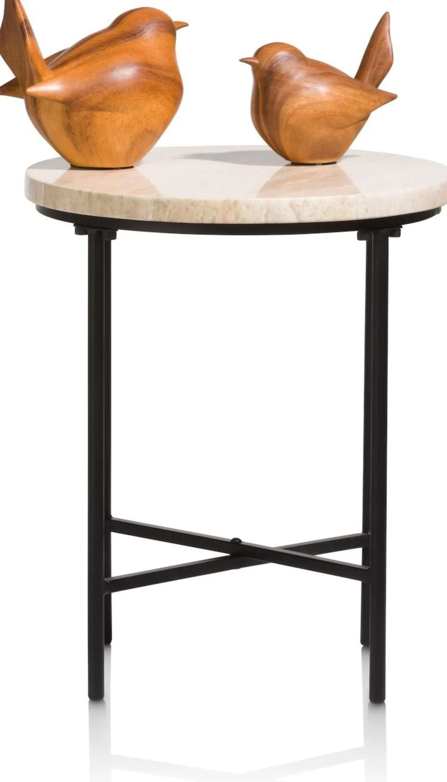Ronde Bijzettafels-COCO maison Colton Bijzettafel Beige