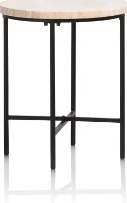 Ronde Bijzettafels-COCO maison Colton Bijzettafel Beige