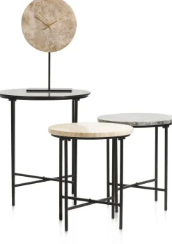 Ronde Bijzettafels-COCO maison Colton Bijzettafel Beige