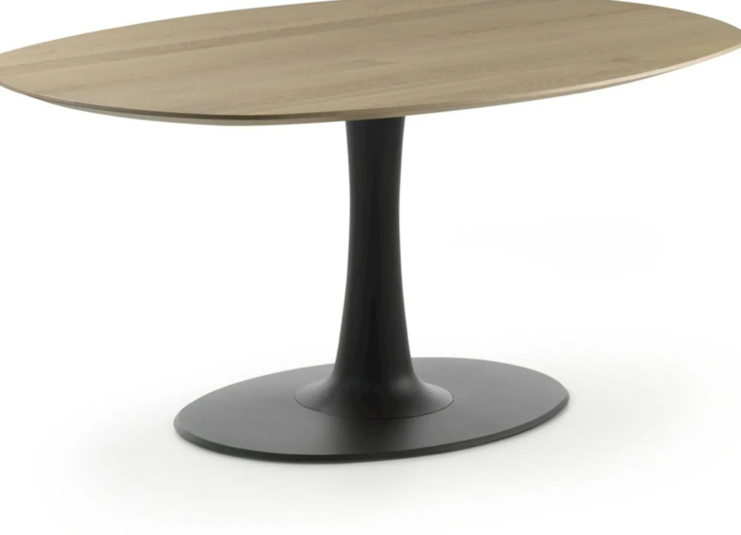 Ronde Eettafels-Leolux Columna Eettafel Zwart
