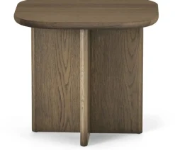 Houten Bijzettafels-Montèl Combi Plus Bijzettafel Smoked Moss