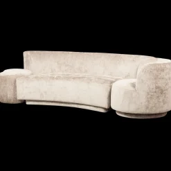 Elementenbanken-WOOOD Combi-Popular Fauteuil + Poef Elementenbank Natural