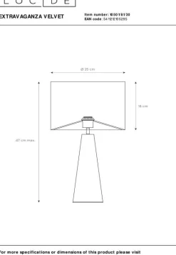 Tafellampen|Tafellampen-Lucide Cone Tafellamp Grijs, Zwart