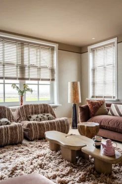 Vloerlampen|Vloerlampen-HKLIVING Cone XL Vloerlamp Bruin