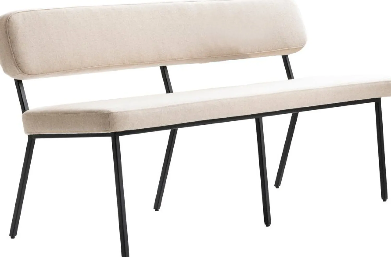 Stoffen Eetkamerbanken-Studio HENK Coode Eetkamerbank Beige