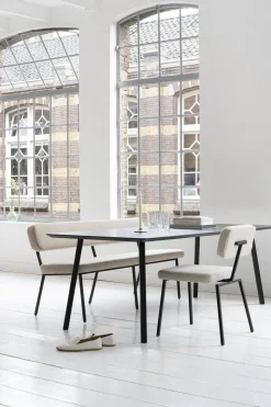 Stoffen Eetkamerbanken-Studio HENK Coode Eetkamerbank Beige