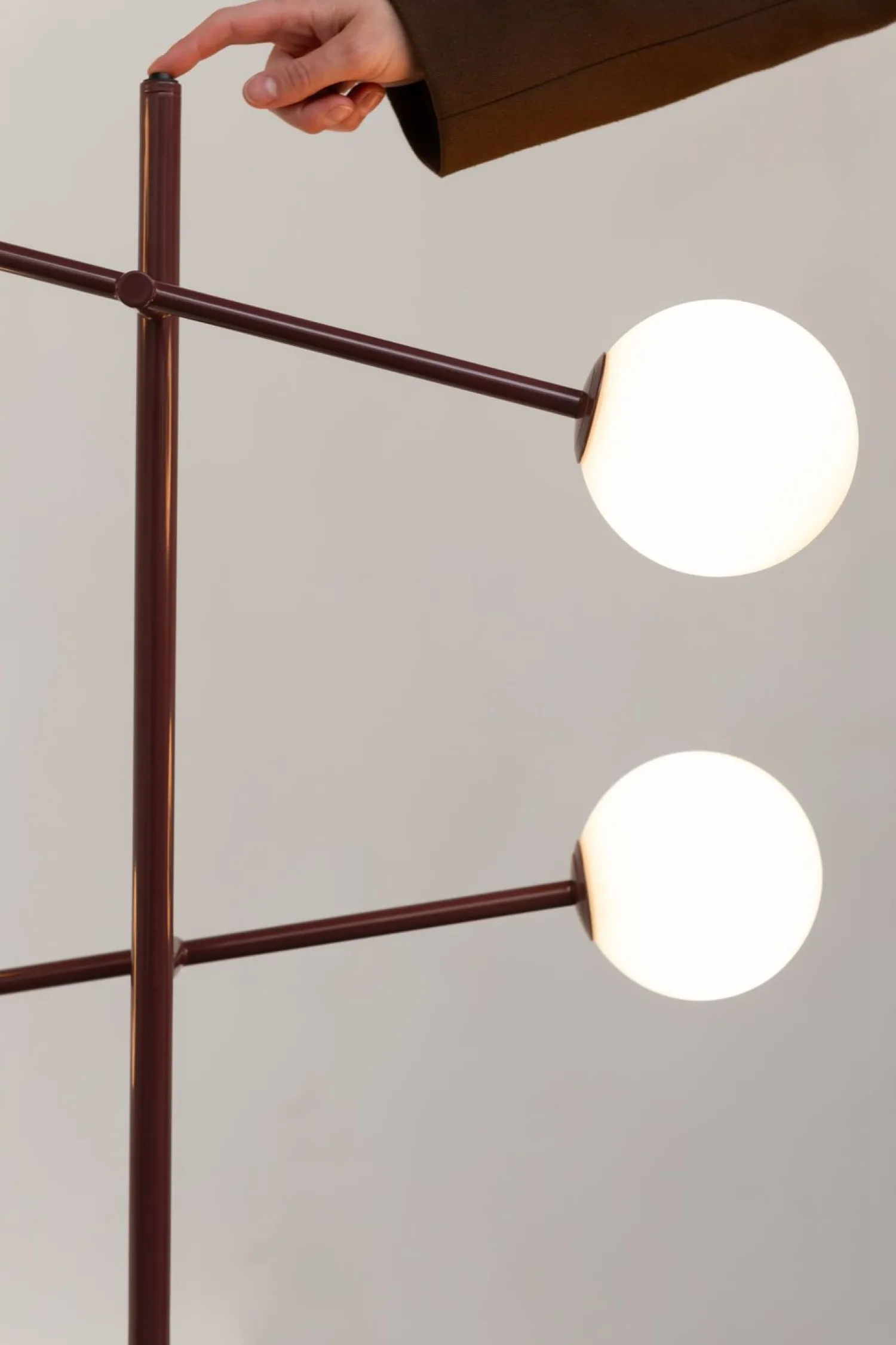 Vloerlampen|Vloerlampen-It's about RoMi Copenhagen Vloerlamp Burgundy