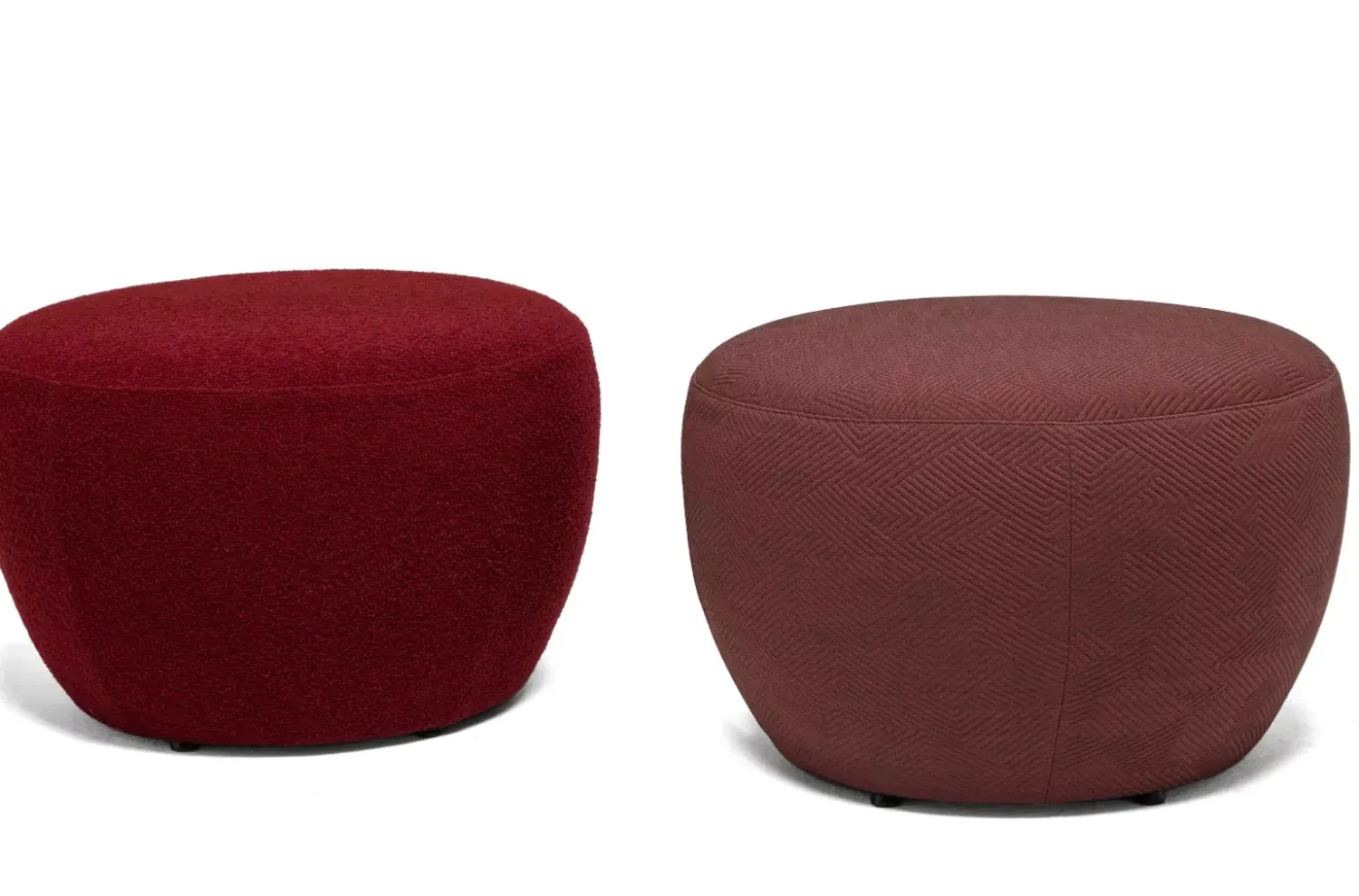 Hockers|Poefs-Havee Coral Hocker Bordeaux