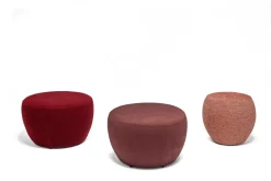 Hockers|Poefs-Havee Coral Hocker Bordeaux