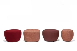 Hockers|Poefs-Havee Coral Hocker Bordeaux