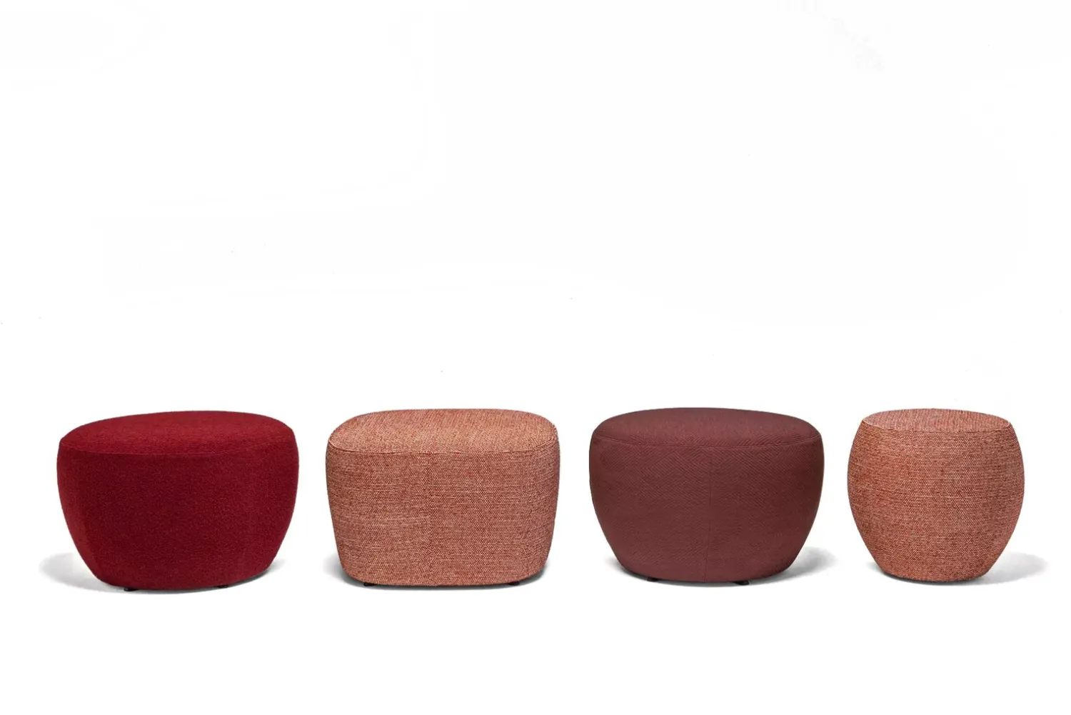 Hockers|Poefs-Havee Coral Hocker Bordeaux