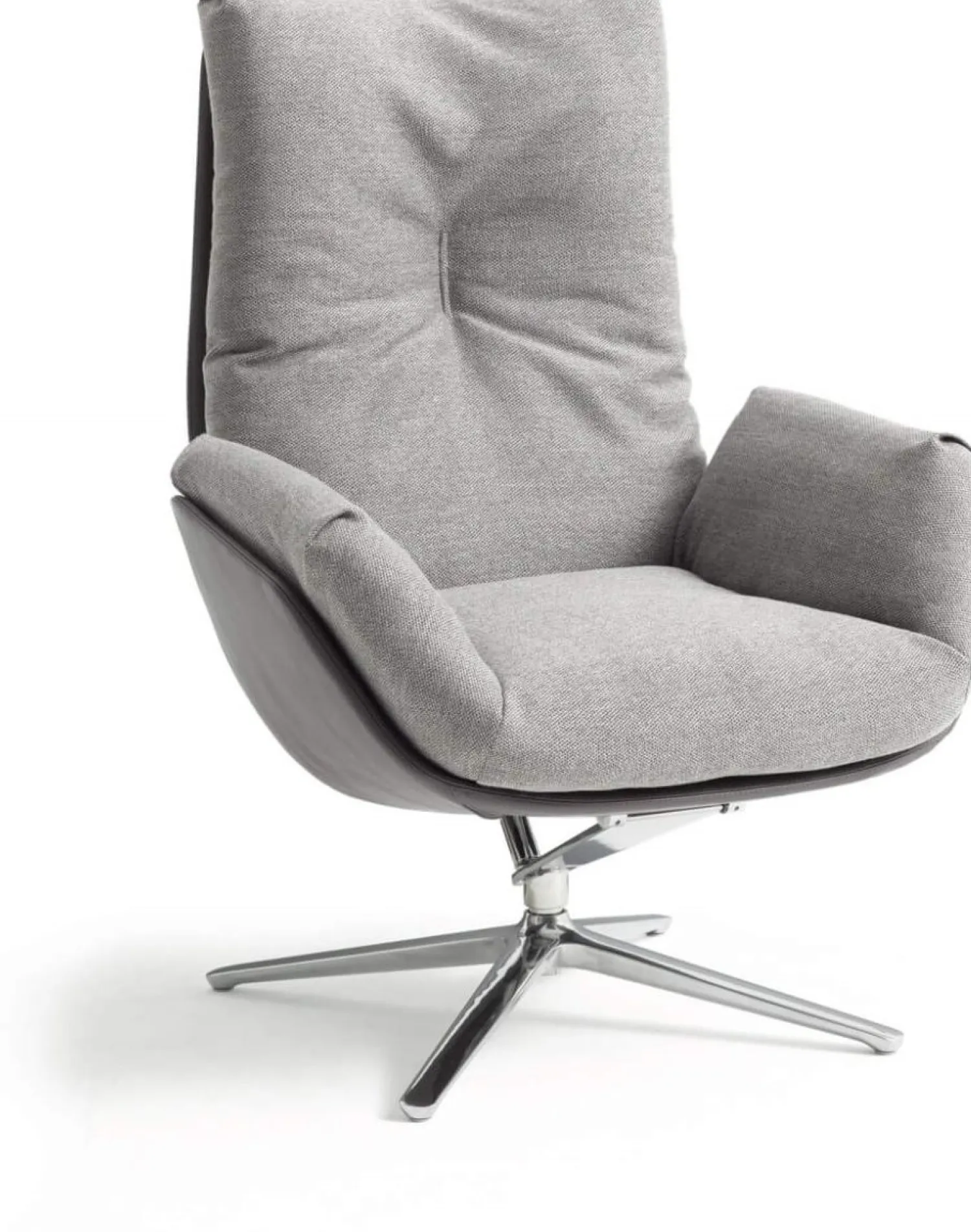 Design Fauteuils-COR dia Lounge Draaifauteuil Grijs