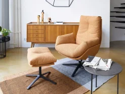 Design Fauteuils-COR dia Lounge Draaifauteuil Grijs