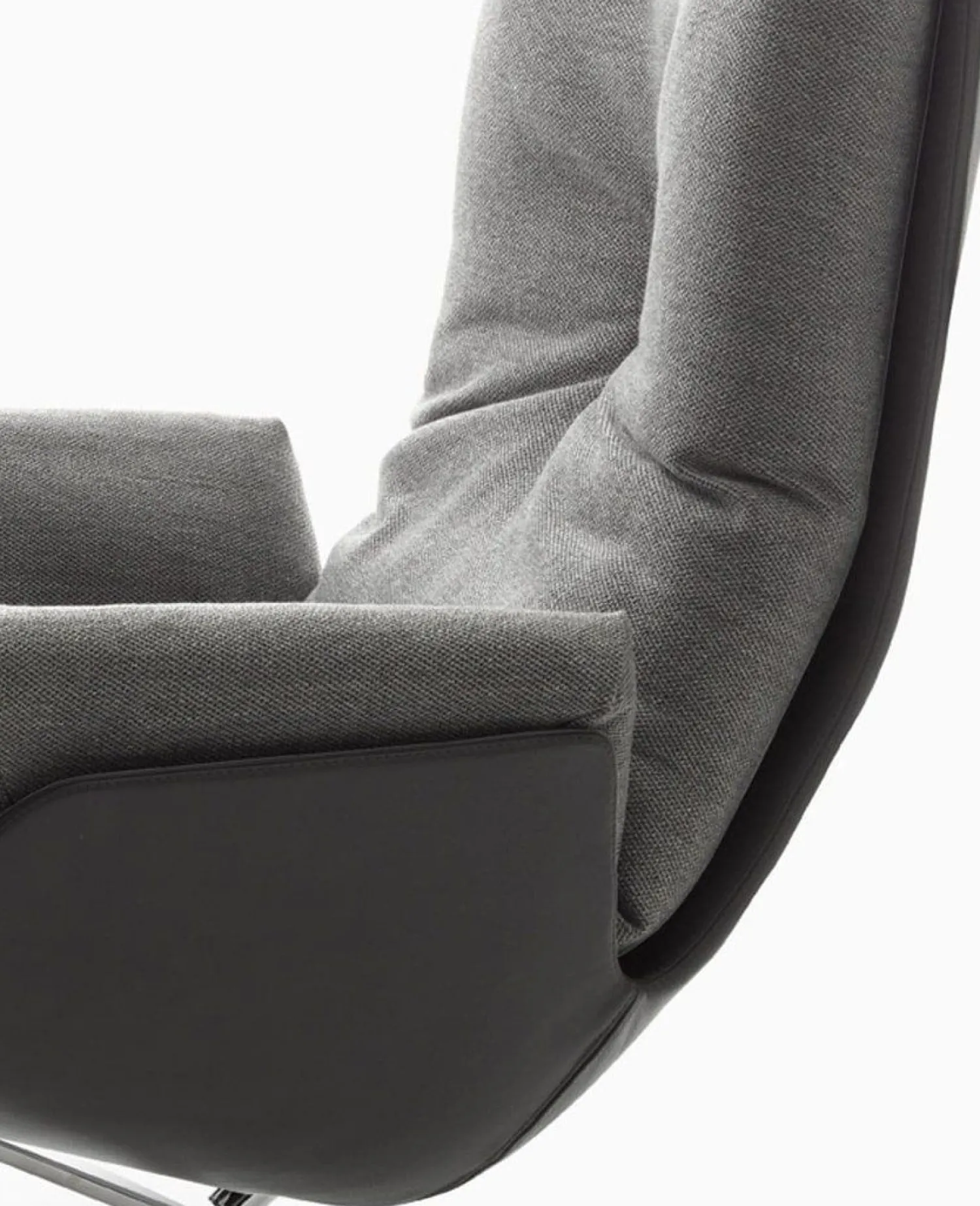 Design Fauteuils-COR dia Lounge Draaifauteuil Grijs
