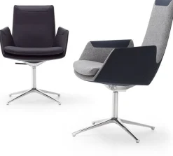 Design Stoelen-COR dia Plus Draaistoel Grijs