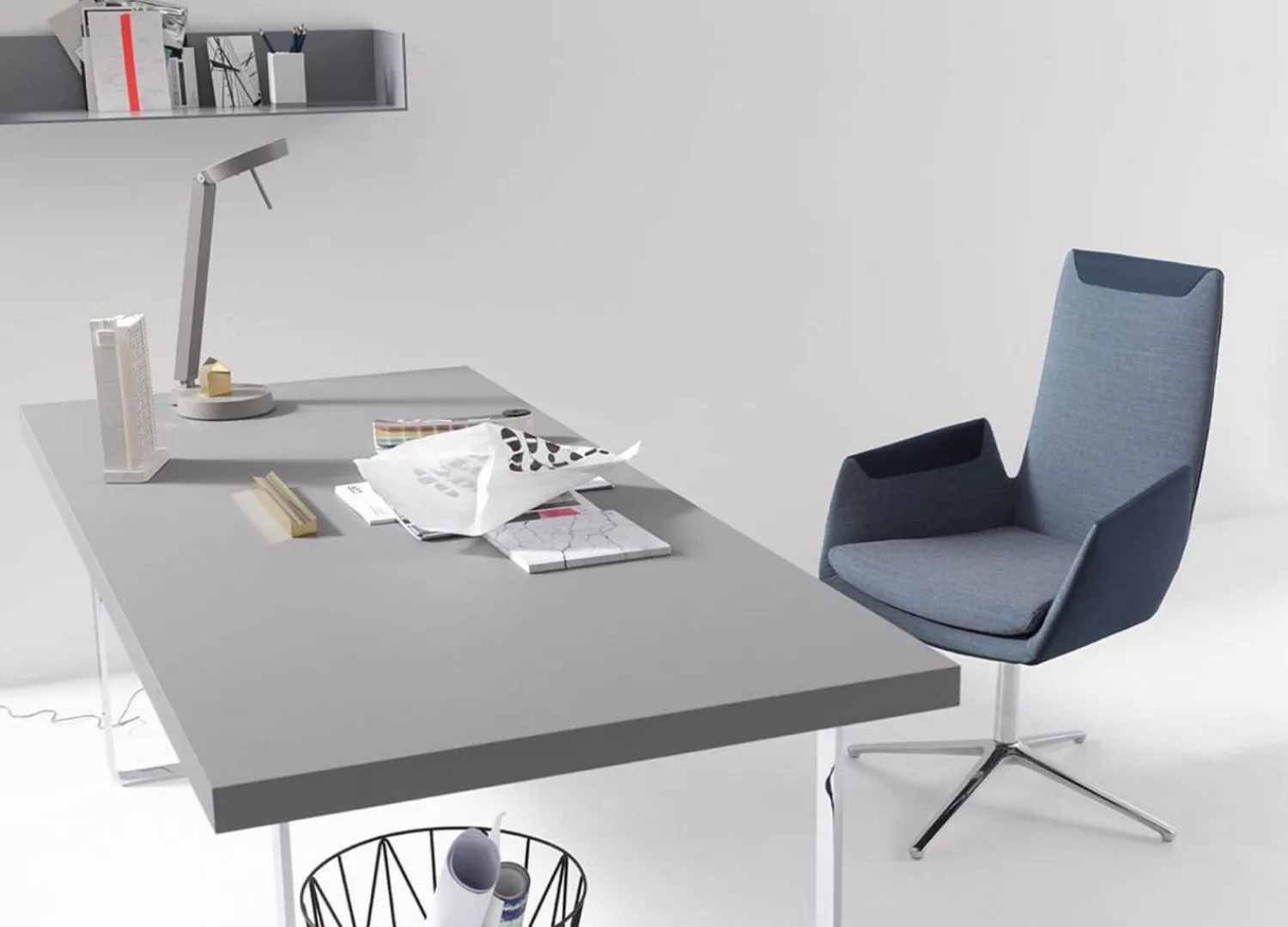 Design Stoelen-COR dia Plus Draaistoel Grijs