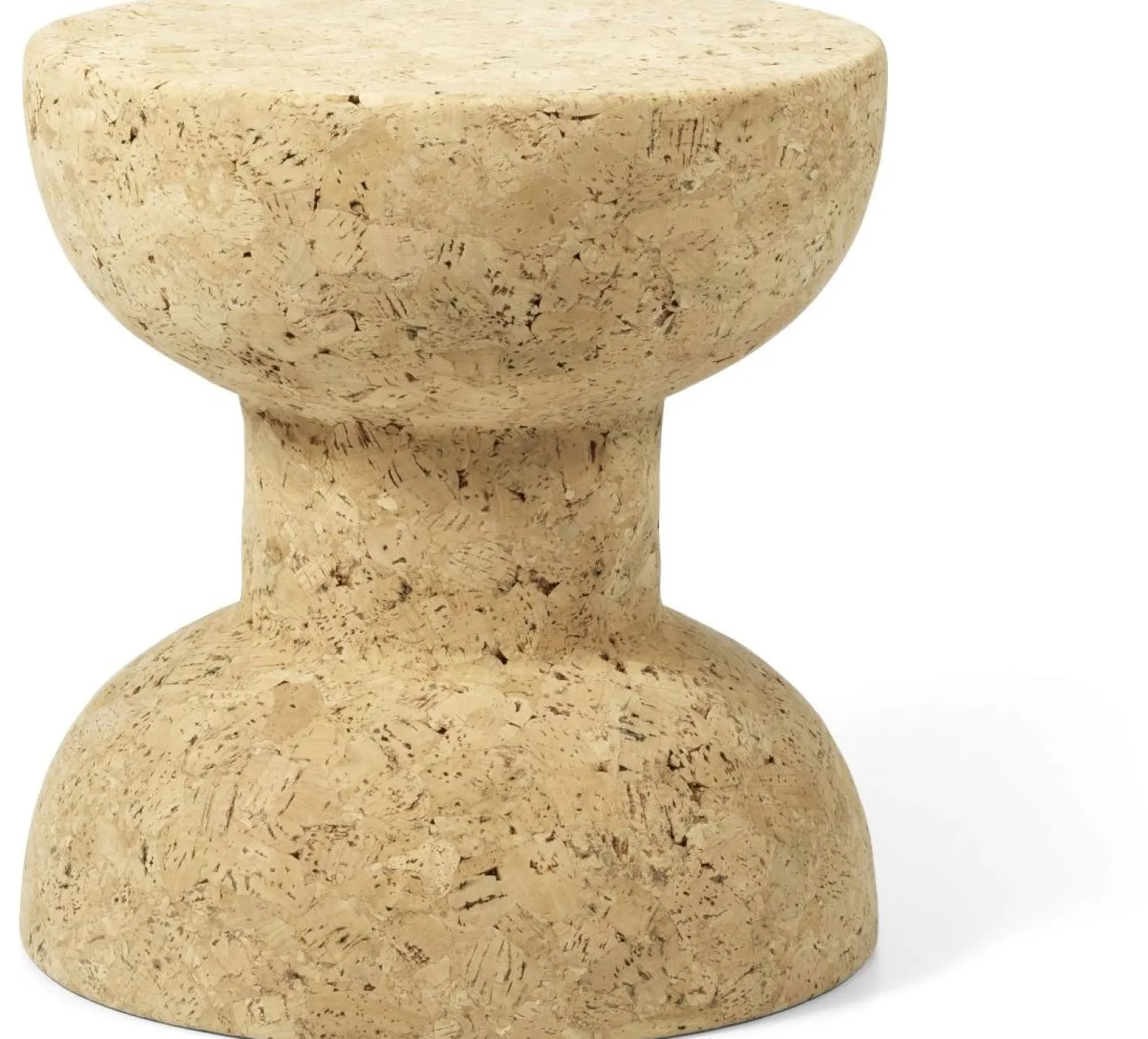 Ronde Bijzettafels-Vitra Cork model E Bijzettafel Bruin