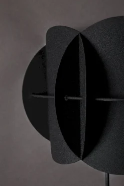 Wandlampen|Wandlampen-Dutchbone Corridor Wandlamp Black