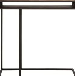 Houten Bijzettafels|Industriële Bijzettafels-DTP Home Cosmo Bijzettafel Bruin