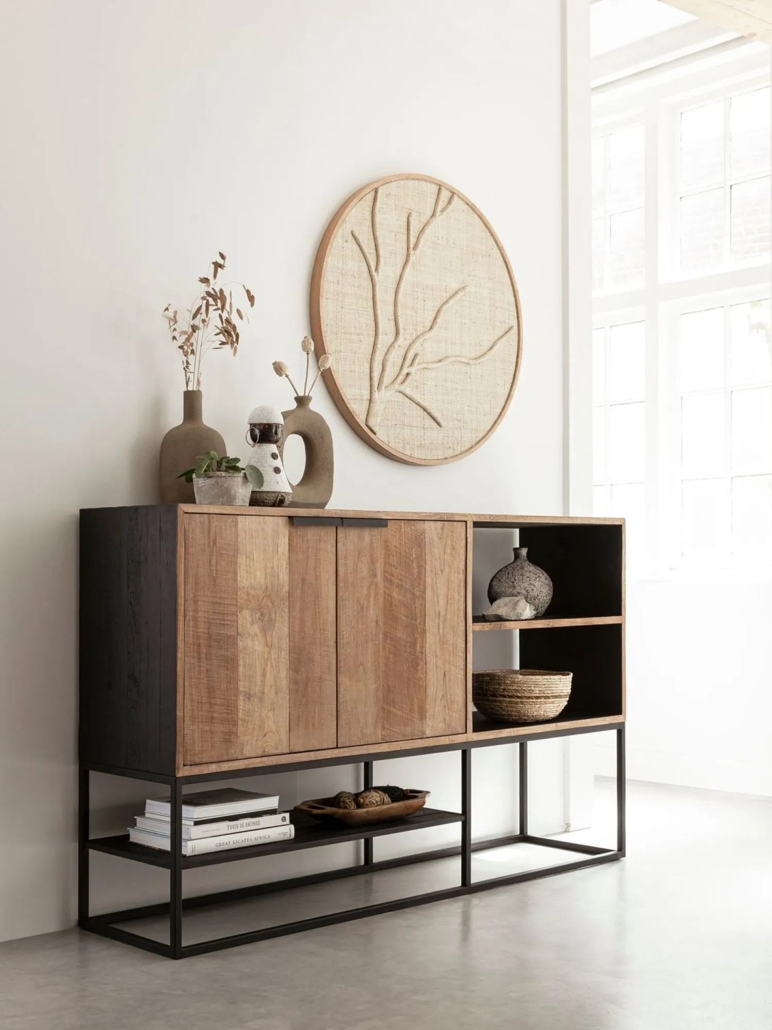 Dressoirs-DTP Home Cosmo Dressoir Natural, Brown