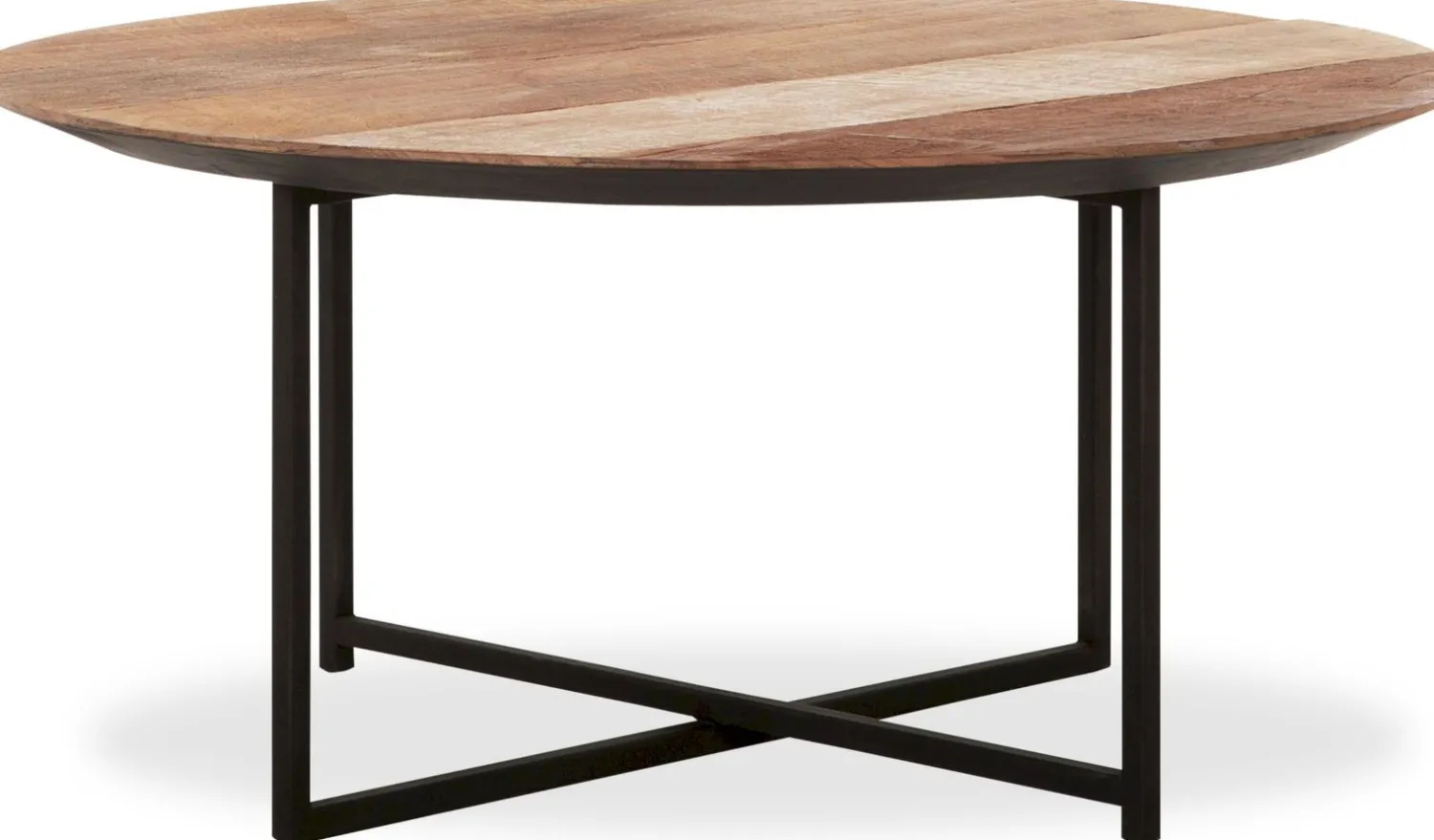 Houten Salontafels|Ronde Salontafels-DTP Home Cosmo Salontafel Bruin
