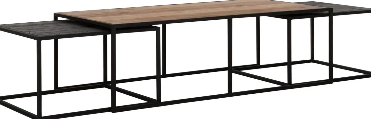 Houten Salontafels-DTP Home Cosmo Salontafelset Bruin