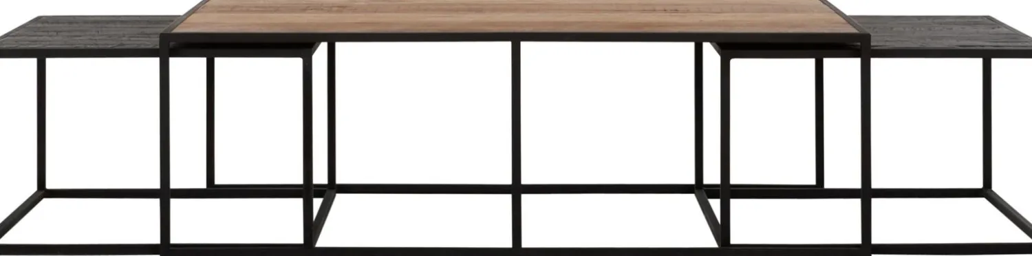 Houten Salontafels-DTP Home Cosmo Salontafelset Bruin