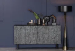 Dressoirs-WOOOD Counter Dressoir Zwart