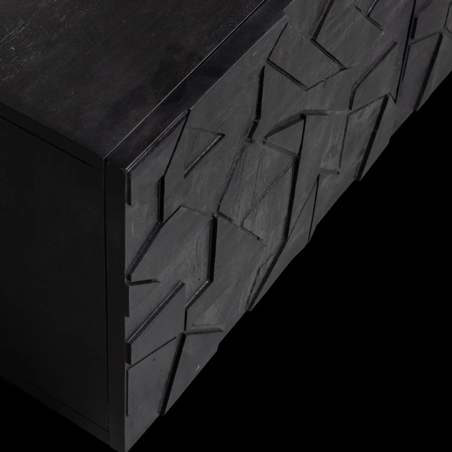 Tv-Meubels-WOOOD Counter Tv-meubel Black
