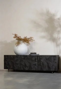 Tv-Meubels-WOOOD Counter Tv-meubel Black