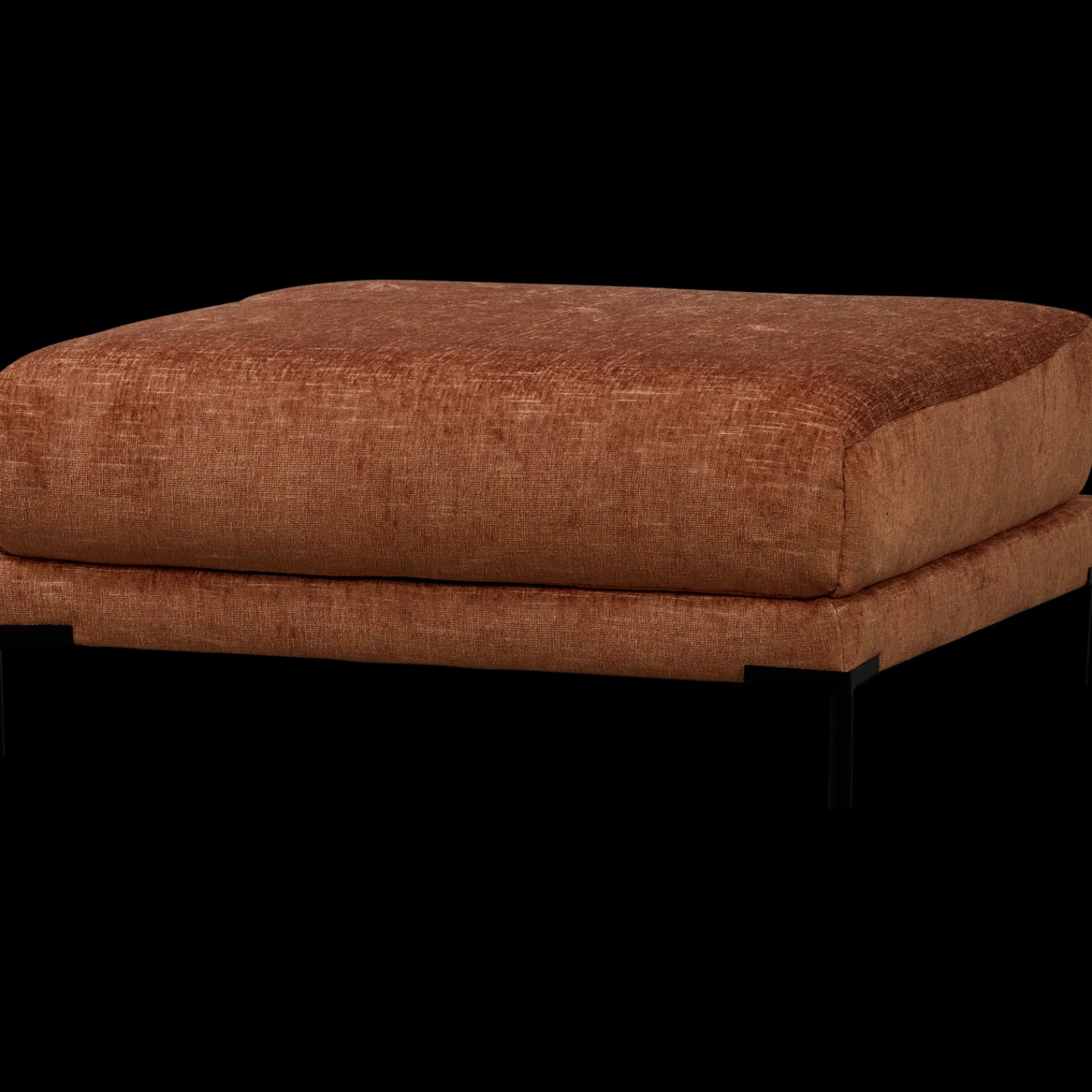 Poefjes & Krukjes-vtwonen Couple 100 Melange Hocker Rust Melange