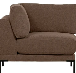 Elementenbanken-vtwonen Couple Hoek Elementenbank Chocolate Brown