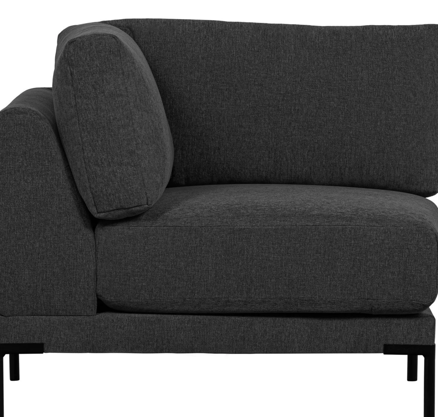 Elementenbanken-vtwonen Couple Hoek Elementenbank Dark Grey