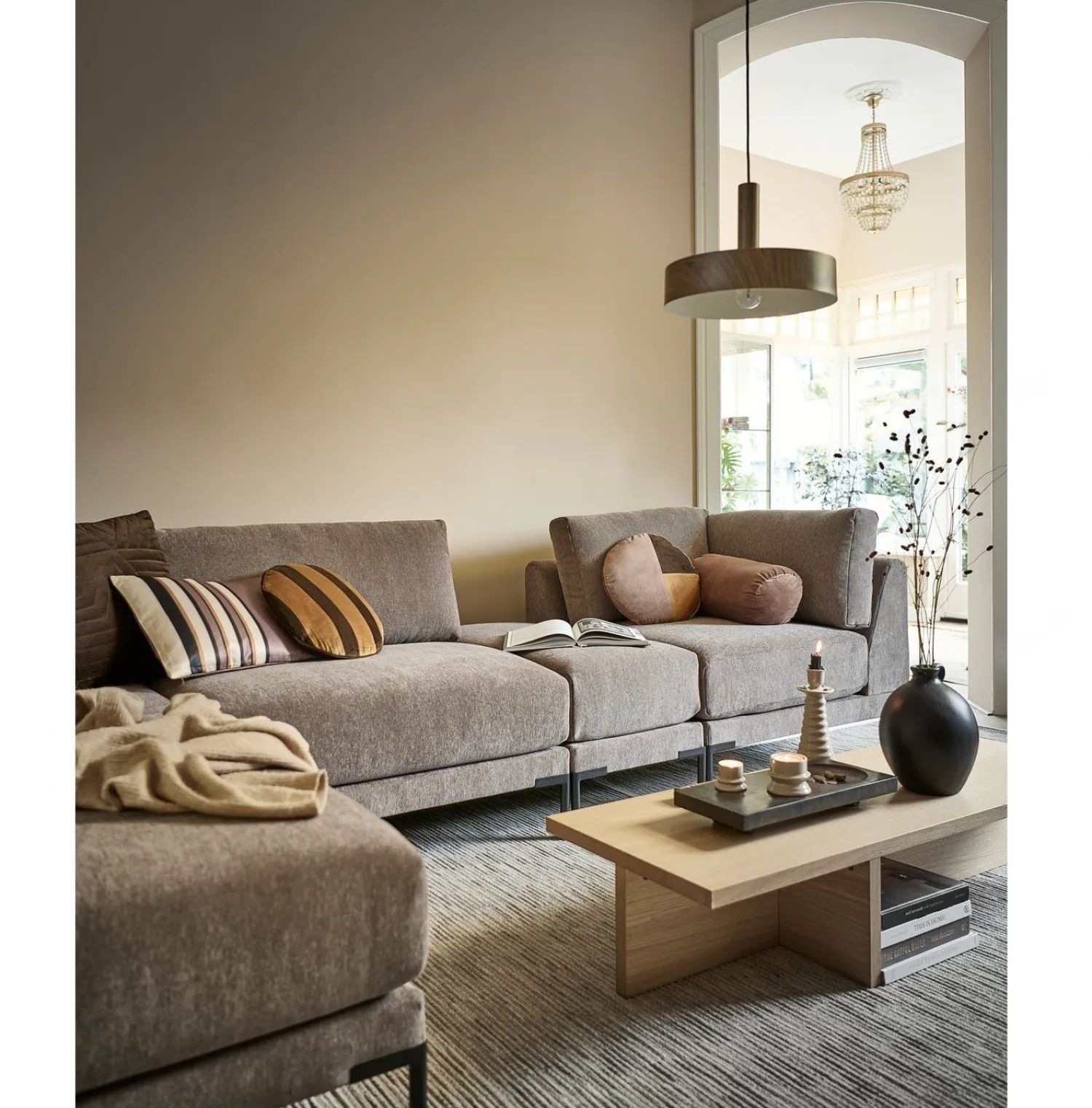 Elementenbanken-vtwonen Couple Lounge Links Elementenbank Taupe