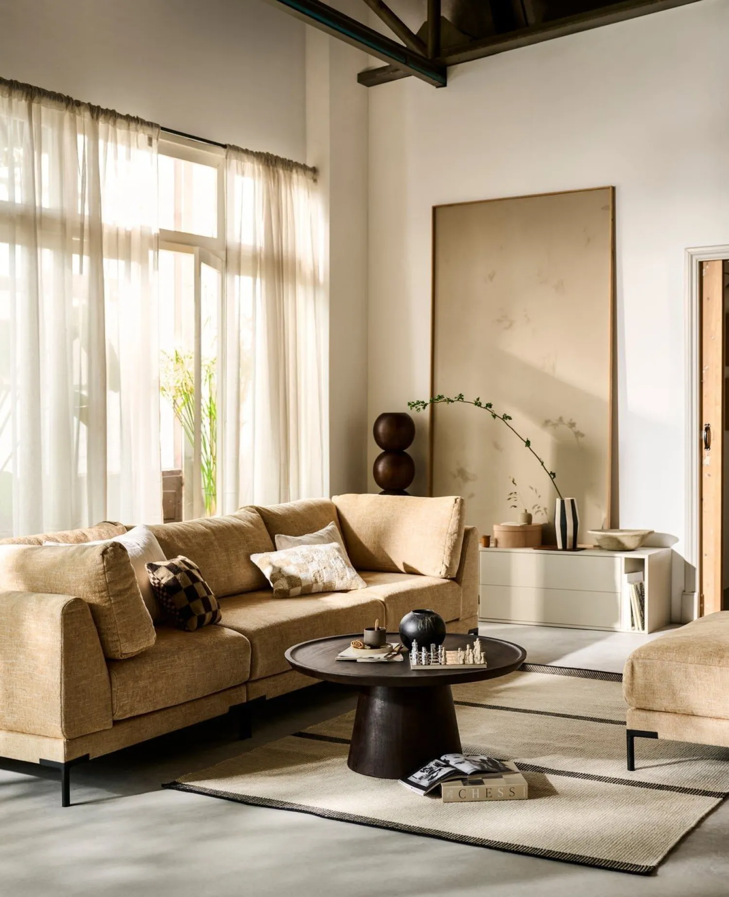 Loveseats-vtwonen Couple Loveseat Butter Melange