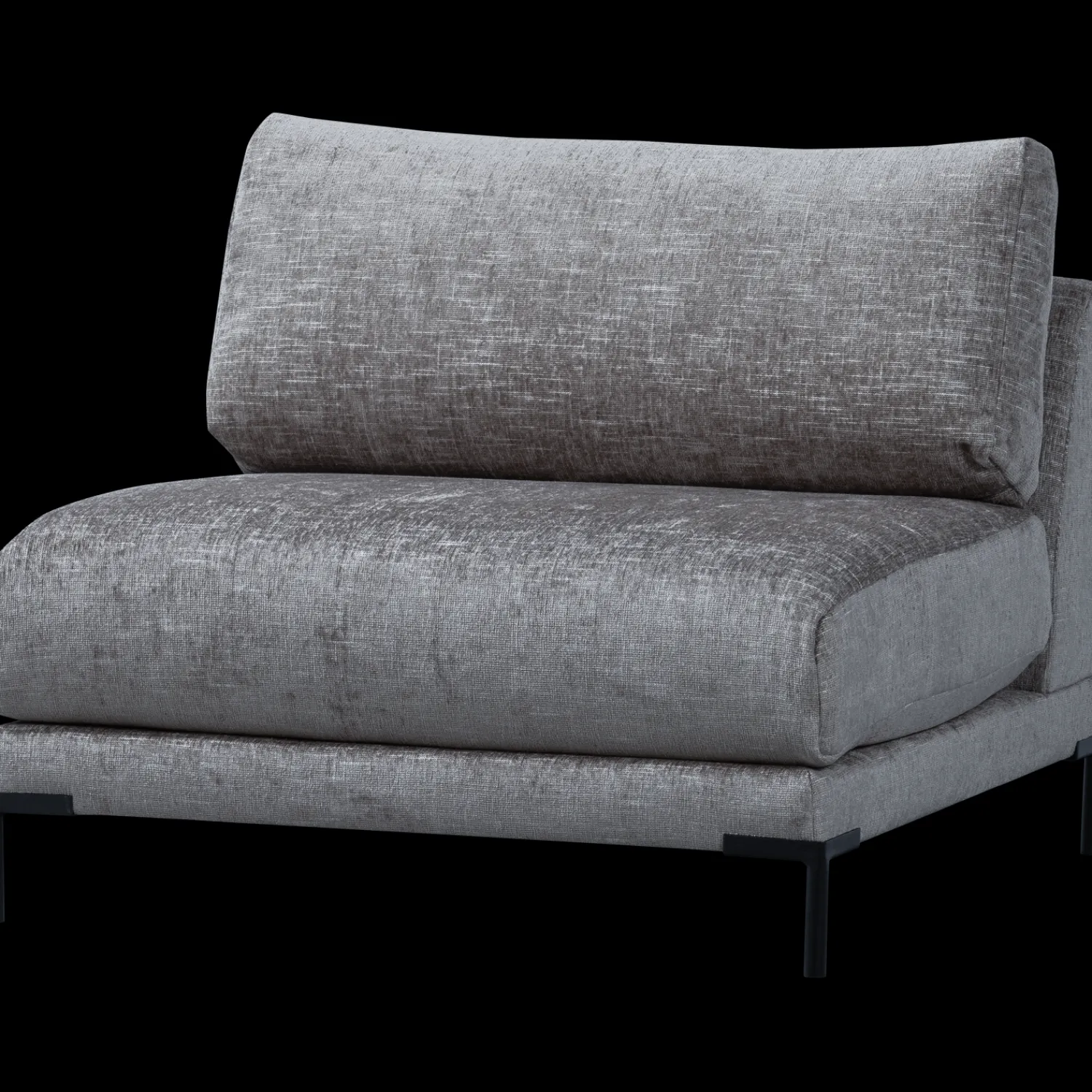 Loveseats-vtwonen Couple Loveseat Denim Melange