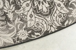 Vloerkleden|Ronde Vloerkleden-Zuiver Coventry Vloerkleed Black