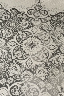 Vloerkleden|Ronde Vloerkleden-Zuiver Coventry Vloerkleed Black