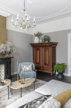 Vloerkleden|Rechthoekige Vloerkleden-Trendhopper Cowan Vloerkleed Beige