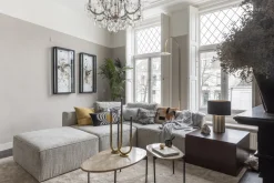 Vloerkleden|Rechthoekige Vloerkleden-Trendhopper Cowan Vloerkleed Beige